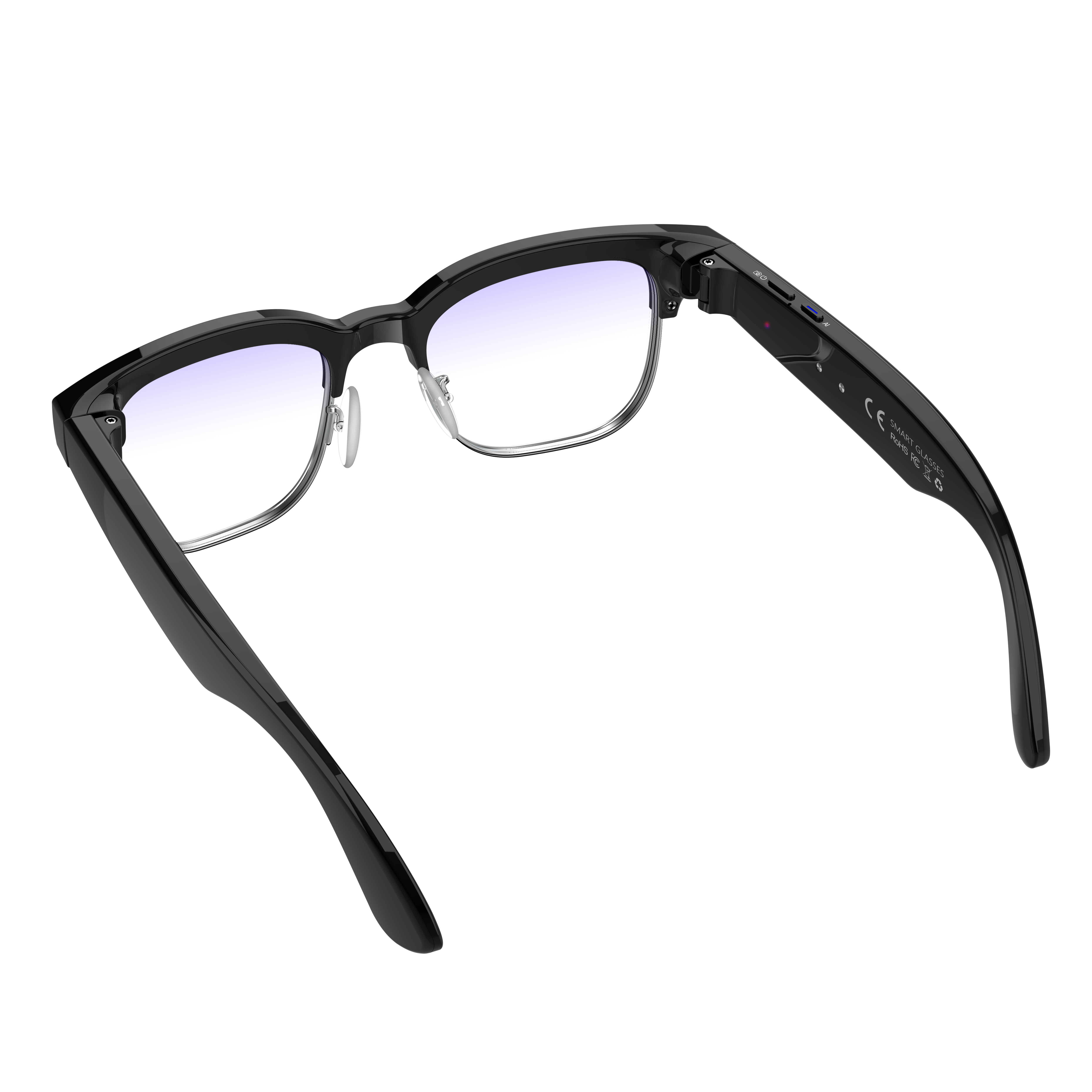 Outdoor Photography Glasses نظارات ذكية بتقنية الذكاء الاصطناعي مع بطارية 290 مللي أمبير