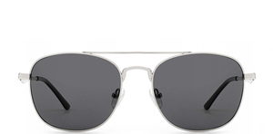 خمر جسر مزدوج النظارات الشمسية الطيار المعدنية