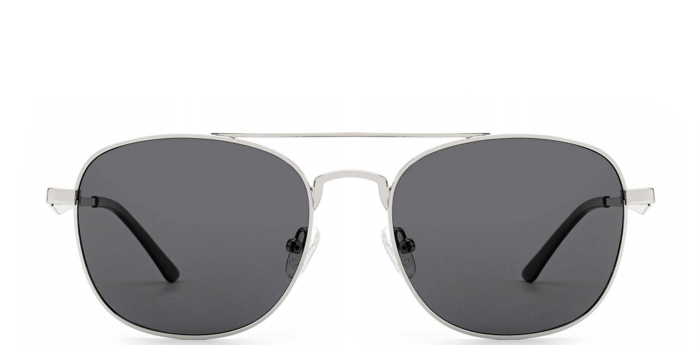 خمر جسر مزدوج النظارات الشمسية الطيار المعدنية