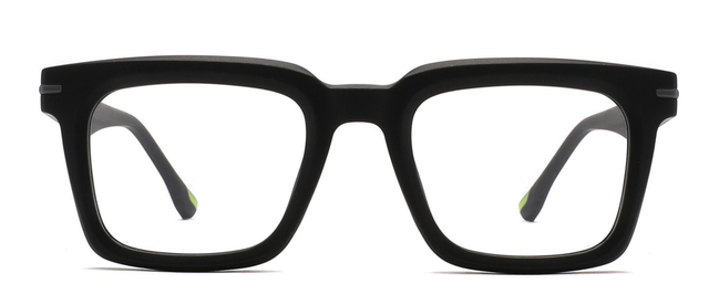 نظارات بلاستيكية مربعة سميكة كلاسيكية للارتداء اليومي