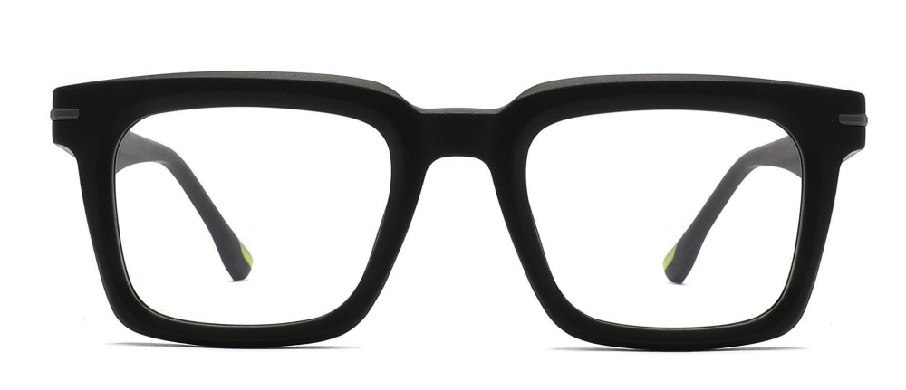 نظارات بلاستيكية مربعة سميكة كلاسيكية للارتداء اليومي