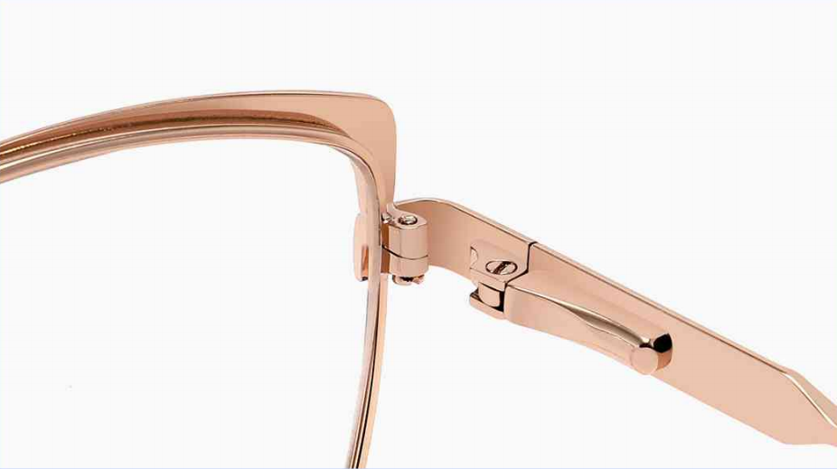 تريندي كات - نظارة عين معدنية بطلاء مزدوج