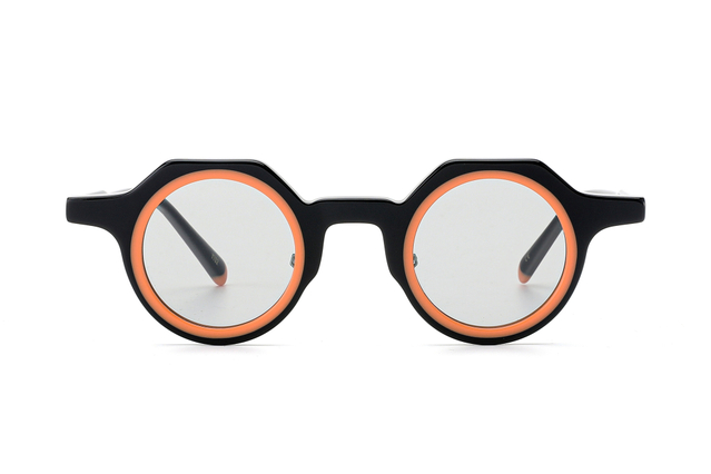 نظارات شمسية من الأسيتات بطبقات دائرية كلاسيكية وحديثة مع وسائد أنف