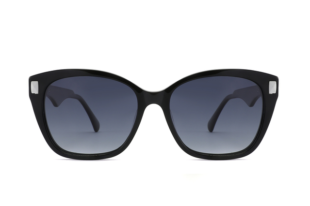 Fashion Hign - نظارة شمسية من الأسيتات مع زخرفة معدنية