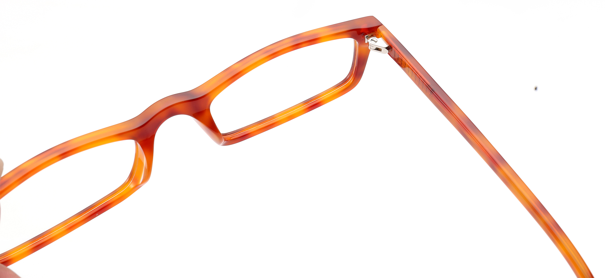 نظارات قراءة أنيقة ذات شكل صغير مريحة ومستطيلة من الأسيتات