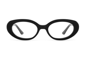 نظارات كلاسيكية بيضاوية زرقاء اللون لحجب الضوء بالكمبيوتر