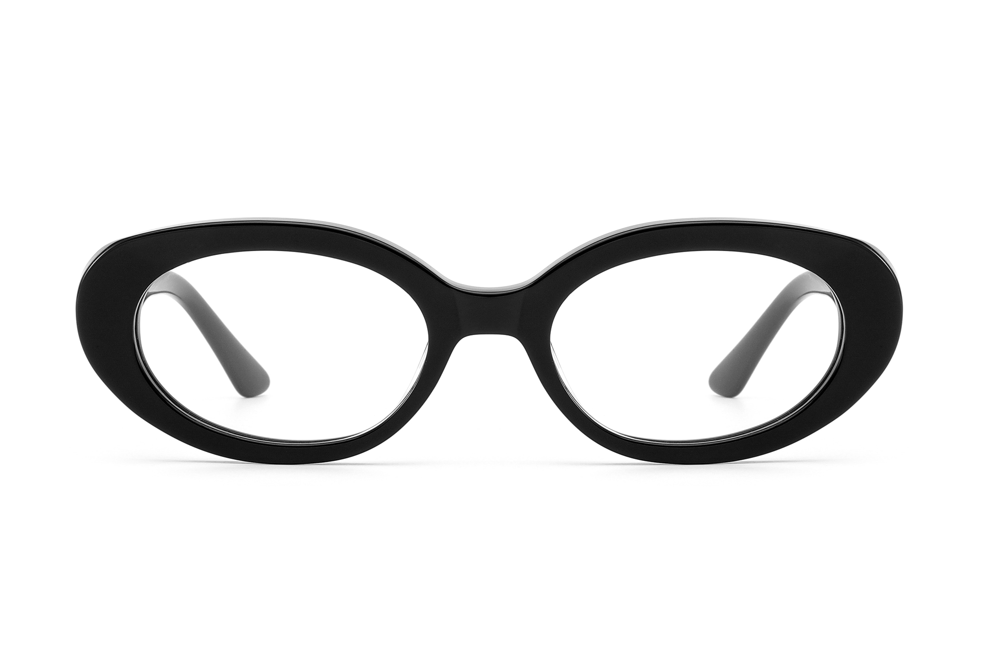 نظارات كلاسيكية بيضاوية زرقاء اللون لحجب الضوء بالكمبيوتر