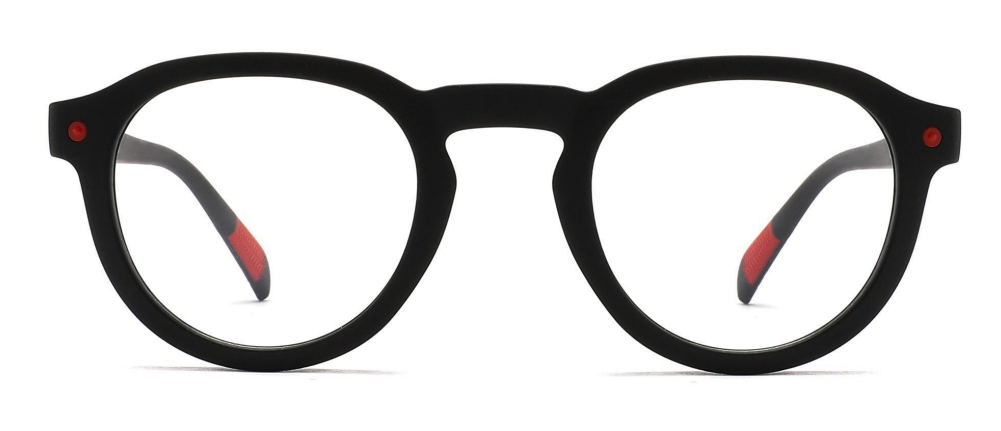  إطارات النظارات حقن البلاستيك المستديرة الرجعية 